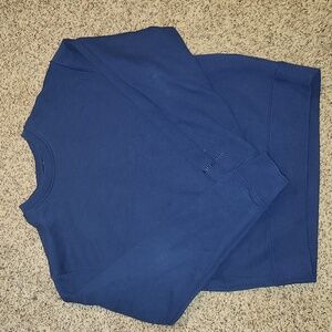 Adidas Pharrell Williams Human Race Sweat Shirt Basics Blue Men's Size M